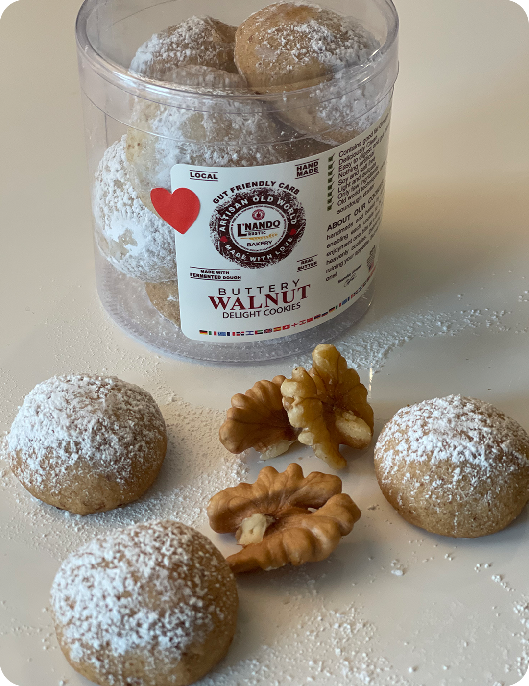 Buttery Walnut Delight Cookies – L'Nando Rustic